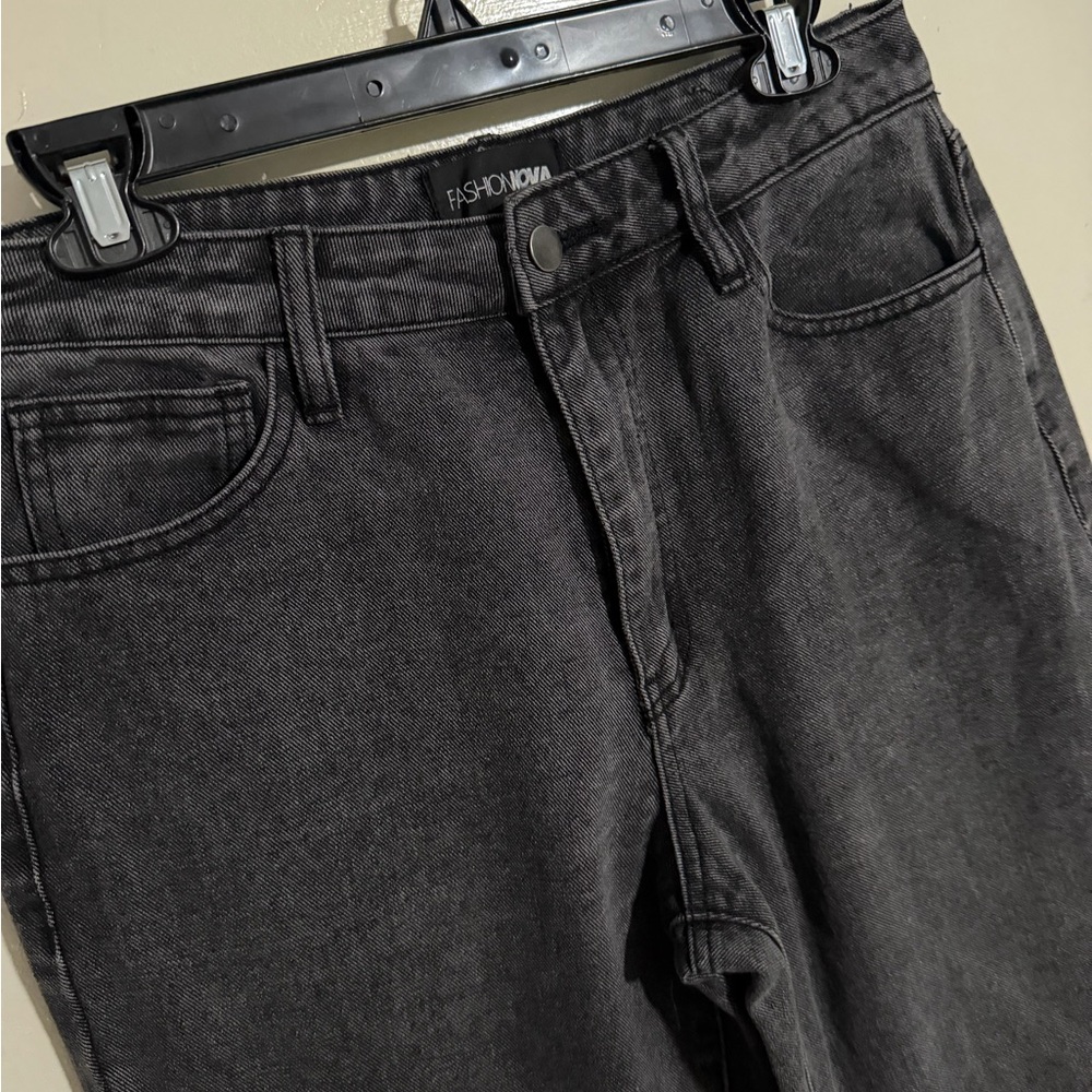 Fashion Nova Men's Charcoal Jeans